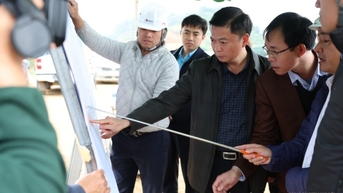 Lãnh đạo UBND tỉnh kiểm tra tiến độ triển khai cao tốc cửa khẩu Hữu Nghị - Chi Lăng