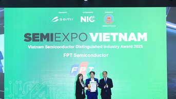 FPT បានទទួលពានរង្វាន់សម្រាប់សហគ្រាស Semiconductor ឆ្នើមនៅវៀតណាម