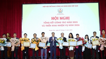 Thể thao CAND vinh danh nhiều tập thể, cá nhân xuất sắc