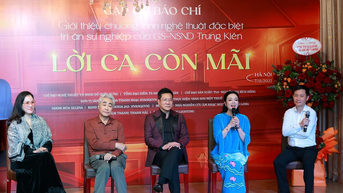 Đêm nhạc đặc biệt của học trò tri ân Giáo sư, Nghệ sĩ Nhân dân Trung Kiên
