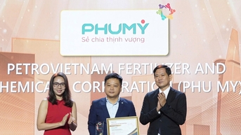 PVFCCo - Phú Mỹ lần thứ 5 liên tiếp được vinh danh "Doanh nghiệp vì cộng đồng"