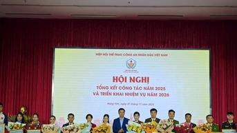 Thể thao Công an nhân dân đặt mục tiêu cao nhất tại Đại hội Thể thao toàn quốc lần thứ X-2026