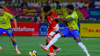 U17 ឥណ្ឌូណេស៊ី បានរងបរាជ័យយ៉ាងអាណោចអាធ័មជាមួយប្រេស៊ីល ហើយត្រូវធ្លាក់ចេញពីការប្រកួតពិភពលោក។