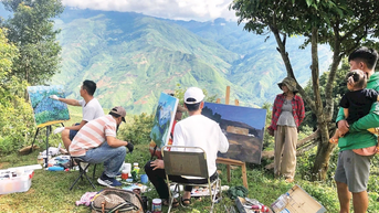 Vẽ miền núi, ươm mầm yêu thương