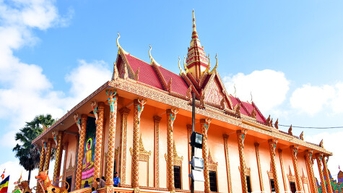 Chùa Xiêm Cán - điểm du lịch đậm sắc màu Khmer