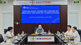 EVNGENCO2 chủ động triển khai các kịch bản ứng phó với bão số 13 (Kalmaegi)