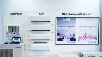 ក្រុមហ៊ុន Samsung សម្ពោធមជ្ឈមណ្ឌលបណ្តុះបណ្តាលម៉ាស៊ីនត្រជាក់នៅ HCMUTE