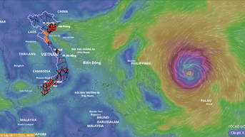 Bão Phượng Hoàng tăng cấp dữ dội, có thể thành siêu bão vào sáng mai