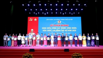 Hà Nội tuyên dương người lao động có sáng kiến sáng tạo