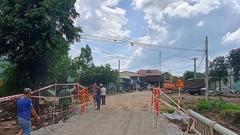 Cầu Đăk Pờ Tó (Gia Lai) đã được thông xe 1 làn sau sự cố đứt gãy