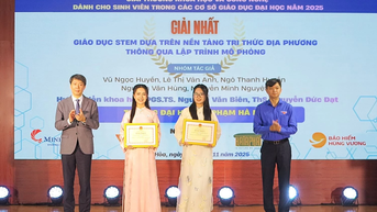 530 đề tài đoạt Giải thưởng Khoa học công nghệ dành cho sinh viên