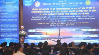 BVĐK TƯ Cần Thơ tổ chức hội nghị quốc tế cột sống lần 4