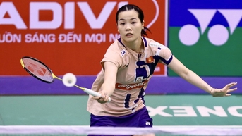 Thùy Linh lần thứ 3 trong năm góp mặt ở chung kết giải cầu lông Super 300