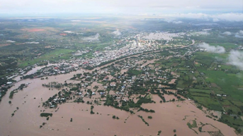 Lũ dâng cao, nhiều khu dân cư ở Lâm Đồng bị ngập sâu