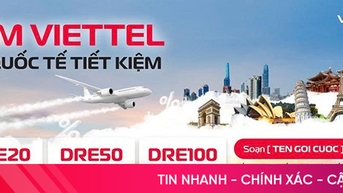 Viettel ra mắt hệ gói cước Roaming DRE tiết kiệm mới