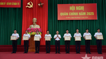 Lữ đoàn 175 (Vùng 5 Hải quân) hoàn thành tốt nhiệm vụ quân sự, quốc phòng năm 2025