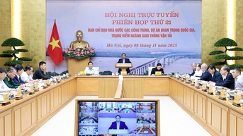 Thủ tướng chủ trì phiên họp thứ 21 về các công trình, dự án ngành GTVT