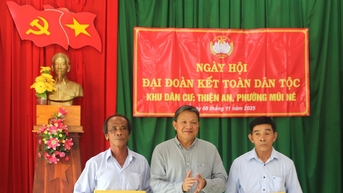 Ấm tình Ngày hội Đại đoàn kết khu phố Thiện An