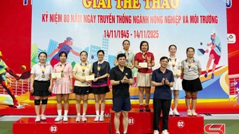 Giải thể thao chào mừng 80 năm Ngày truyền thống ngành Nông nghiệp và Môi trường
