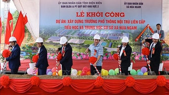 17 tỉnh, thành phố đồng loạt khởi công các trường phổ thông nội trú liên cấp tại các xã biên giới
