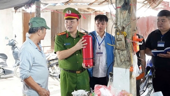 Kiểm tra, hướng dẫn an toàn phòng cháy tại các cơ sở tôn giáo và chợ truyền thống