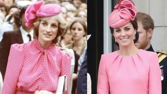 Kate Middleton tái hiện phong cách thời trang của Công nương Diana