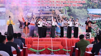 Khởi công Trường nội trú xã Lóng Sập - vun đắp tương lai từ vùng biên Tổ quốc