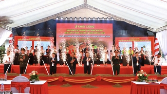 Lễ Khởi công các Trường Phổ thông nội trú liên cấp Tiểu học và Trung học cơ sở Hua Bum, Dào San