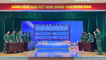 Trường Sĩ quan Thông tin hưởng ứng Ngày Pháp luật Việt Nam năm 2025