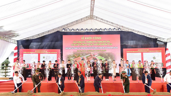 Bộ trưởng Nguyễn Kim Sơn dự Lễ khởi công trường nội trú liên cấp tại Lai Châu