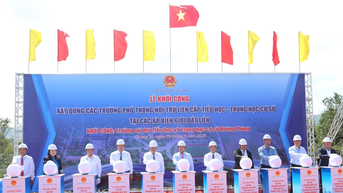 Xây trường nội trú ở Quảng Trị: Khởi tạo tương lai tươi sáng cho học sinh