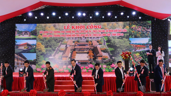 Khởi công trường liên cấp ở xã biên giới Lóng Sập, Sơn La