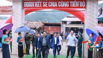 Đồng loạt khởi công trường nội trú liên cấp các xã biên giới