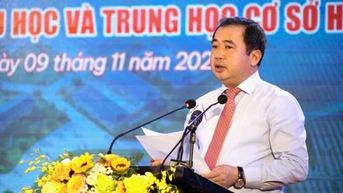 Bộ trưởng Trần Đức Thắng dự khởi công xây dựng Trường nội trú tại Quảng Trị