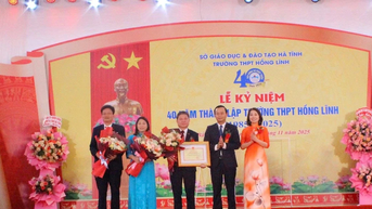 Trường THPT Hồng Lĩnh kỷ niệm 40 năm thành lập