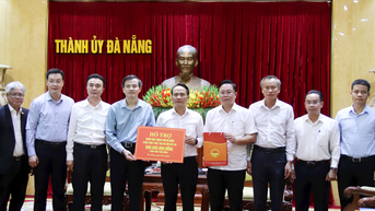 Học viện Chính trị quốc gia Hồ Chí Minh hỗ trợ Đà Nẵng 500 triệu đồng khắc phục hậu quả thiên tai