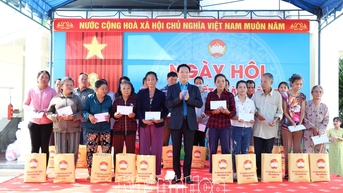 Ngày hội Đại đoàn kết toàn dân tộc thôn Quang Thạnh