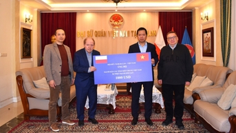 Hội hữu nghị Ba Lan - Việt Nam hỗ trợ nhân dân miền Trung Việt Nam khắc phục hậu quả thiên tai
