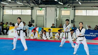 490 võ sinh dự kỳ thi thăng hạng Taekwondo quốc gia