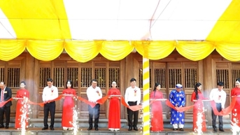 Xã Bình Minh khánh thành đình làng Sinh Quả