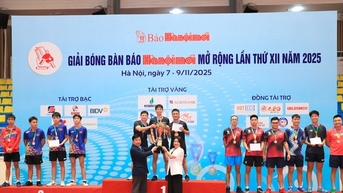 Giải Bóng bàn Báo Hànộimới mở rộng lần thứ XII năm 2025 thành công rực rỡ!