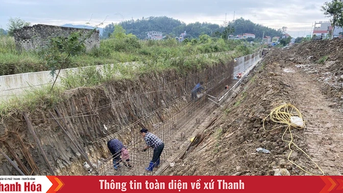 Ban Quản lý Dự án Đầu tư xây dựng khu vực Hậu Lộc đẩy nhanh tiến độ thi công các dự án