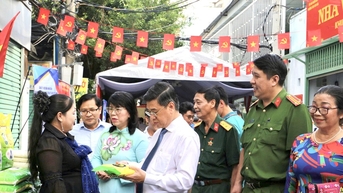 Ấm áp ngày hội Đại đoàn kết ở TP.HCM