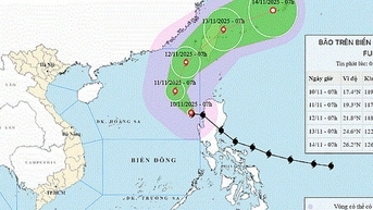ព្យុះកម្រិត ១៦ នៅសមុទ្រខាងកើត កប៉ាល់ត្រូវយកចិត្តទុកដាក់ ដើម្បីបញ្ចៀសតំបន់គ្រោះថ្នាក់