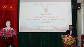 Sở Tư pháp tổ chức Tọa đàm hưởng ứng “Ngày Pháp luật Nước cộng hòa xã hội chủ nghĩa Việt Nam năm 2025