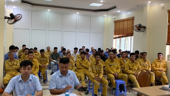 Sở Công Thương Ninh Bình giám sát lớp huấn luyện kỹ thuật an toàn vật liệu nổ công nghiệp tại Nhà máy Xi măng Duyên Hà