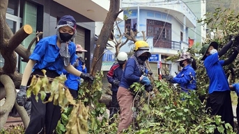 យុវជន Gia Lai គាំទ្រ​ប្រជាជន​ឱ្យ​មាន​ស្ថិរភាព​ក្នុង​ជីវិត​របស់​ពួកគេ​យ៉ាង​ឆាប់​រហ័ស​បន្ទាប់​ពី​ព្យុះ​លេខ ១៣