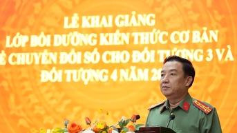 Công an Lâm Đồng tập huấn chuyển đổi số cho 120 cán bộ, chiến sĩ