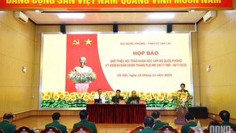 សន្និសីទរំលឹកខួបលើកទី 60 នៃជ័យជំនះ Plei Me បានទទួលឯកសារចំនួន 80 ។