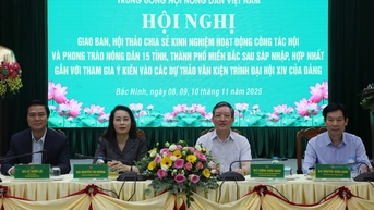 Chia sẻ kinh nghiệm công tác Hội và phong trào nông dân 15 tỉnh, thành phố miền Bắc